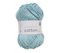 Fil Rico Design Essentials Creative Cotton aran, 50 g, env. 85 m Bleu glacier