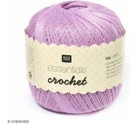 Fil Rico Design - Essentials crochet - 50 gr - 100% coton Pelote de fil en coton pour tricot et crochet, de Rico Design: Coloris:
