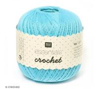 Fil Rico Design - Essentials crochet - 50 gr - 100% coton Pelote de fil en coton pour tricot et crochet, de Rico Design: Coloris:
