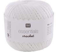 Rico Design Essentials Crochet, 100% Coton, Blanc