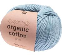 Fil Rico Design Essentials Organic Cotton aran, 50 g, env. 90 m Bleu