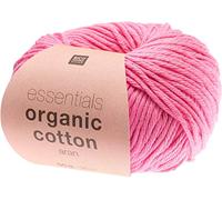 Fil Rico Design Essentials Organic Cotton aran, 50 g, env. 90 m Fuchsia