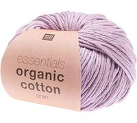 Fil Rico Design Essentials Organic Cotton aran, 50 g, env. 90 m Lilas