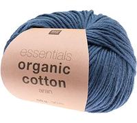 Fil Rico Design Essentials Organic Cotton aran, 50 g, env. 90 m Marine