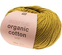 Fil Rico Design Essentials Organic Cotton aran, 50 g, env. 90 m Oliv