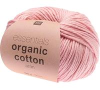 Fil Rico Design Essentials Organic Cotton aran, 50 g, env. 90 m Rose