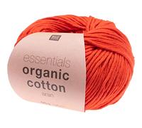 Fil Rico Design Essentials Organic Cotton aran, 50 g, env. 90 m Rouge