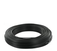 Fil rigide HO7 V-U 1,5mm² noir - FILS & CÂBLES - 000605 (AAA)