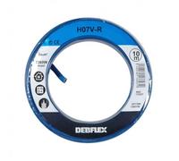 Fil rigide HO7V-R - 6 mm² - 10 m - jaune/vert DEBFLEX