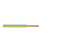 Bobinot de câble - Bobine de fils électrique - Câble électrique - Couronne de câble - Bobinot Câble Rigide 5 mètres HO7V-U 2,5 mm ² - Jaune/Vert - 111315 Debflex