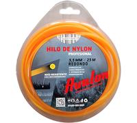 Fil Rond en Nylon Universel pour débroussailleuse et Tondeuse (3,3 mm x 23 m)