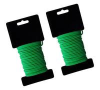 Fil rond flexible en nid d'abeille pour plantes - Cordon souple pour fleurs de jardin - 10 à 5 mm - Empêche le tronc de fleurs de se briser - Fil de support extérieur