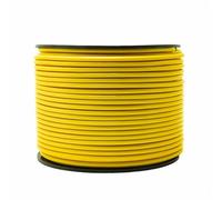 Fil rond pour soudage du PVC Fil à Souder Plastique PVC 4mm 100m Multicolore(Yellow)