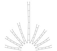Viessmann Modellspielwaren – Élément de caténaire H0 Modelltechnik 4143 – 360 mm, 3 pièces, universel