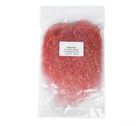 Fil scintillant pour attacher les mouches Bleu/orange/rouge 24,5 cm | Réfraction de la lumière scintillante, simule le mouvement des appâts vivants, augmente le taux de morsure des hameçons en