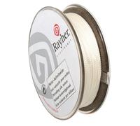 Rayher Cordon en soie, blanc, 1 bobine, ø 0,33mm, 25m, arts créatifs, bijoux, perles-8902202