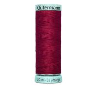 723878-384-1 Bobine de fil de soie Gutermann R753 N°40 Rouge foncé 30 m