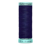 Gutermann 723878-310-1 Bobine de fil de soie R753 N°40 Bleu marine 30 m