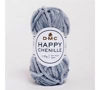 DMC Garn Fil Happy Chenille pour tricot et crochet - Effet velours Oeko-Tex 15 g Bleu 018
