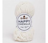 DMC Pelote Amigurumi HAPPY CHENILLE – 100 % polyester – 15 g – Écru