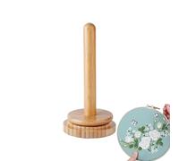 Fil Spinner 132g - Porte-bobine de table, organisateur en laine en bois | outil d'approvisionnement pour loisirs artisanaux fait main rotatif manuel, distributeur de boules de fil pratique pour