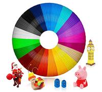 Fil Stylo 3D Pla, Recharge Stylo 3D 1.75mm, 5M Chacun-3D Pen Filament 20 Couleurs pour Enfants et Adultes, Filament Accessoire de Stylo 3D pour ODRVM, Tecboss, Lovebay et Stylo D'imprimante 3D