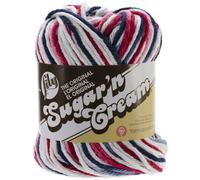 Fil Sugar'N Cream - Ombres-Rouge Blanc & Bleu