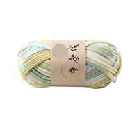 Fil teint en segments de couleur 100 g - Fil tissé à la main for sacs à main, rangement et projets d'artisanat(BambooLeafColor)