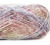 Fil teint par segment de coton au lait | Multicolore 40g Lait Coton Segment Teint Arc-En-Ciel Tricot À La Main Crochet: Pull Écharpe(104)