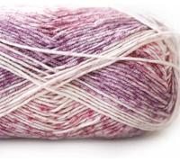 Fil teint par segment de coton au lait | Multicolore 40g Lait Coton Segment Teint Arc-En-Ciel Tricot À La Main Crochet: Pull Écharpe(105)