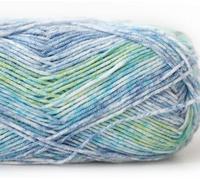 Fil teint par segment de coton au lait | Multicolore 40g Lait Coton Segment Teint Arc-En-Ciel Tricot À La Main Crochet: Pull Écharpe(108)