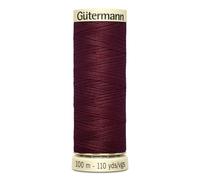 Gutermann 369 Sew All Bobine de fil pour machine à coudre Bordeaux 100 m