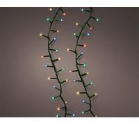 Fil Transparent Lumière Blanche Calda-8 Fonctions 750led Twinkle Compact 16mt À