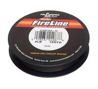 Fil tress pour perles Berkley FireLine, 1,8 kg, gris fum , 0,005 pouce, 0,13 mm, 125 yards