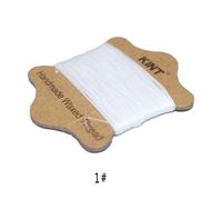 Fil Tressé En Cuir Cousu À La Main, 24 Couleurs, 20 Mètres 0.65mm, Accessoires Pour Faire Soi-Même