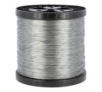 Kerbl Bobine de fil métallique 1000 m – 7 x 0,5 mm, diamètre total 1,5 mm