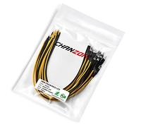[Fil UL] Chanzon 20 pcs Pré-câblés 3mm jaunes LED Diode Lumières(lentille transparente ronde transparente DC 12V) avec 680 ohms 1/4 W Résistance et 24 AWG Fil Diodes électroluminescentes Lampe Ampoule