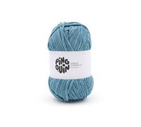 Fil velours 100GR à tricoter PINGO CHENILLE - - certifié Oeko-Tex(...) - Denim Bleu