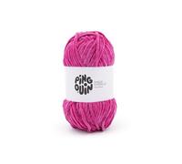 Pingouin - Pelote de Laine PINGO Chenille - Laine à Tricoter - 100% Polyester - Aiguille n°6 - Couleur Fucshia Pink
