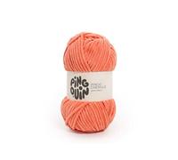 Pingouin - Pelote de Laine Pingo Chenille - Laine à Tricoter - 100% POLYESTER - Aiguille n°6 - Couleur SAUMON