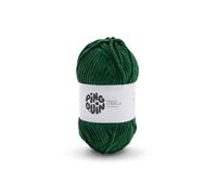Fil velours 100GR à tricoter PINGO CHENILLE - - certifié Oeko-Tex(...) - Vert Foret