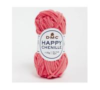 Fil velours - DMC - Happy Chenille - 15 g - 100 % polyester - Couleur Corail