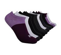 Fila Chaussettes Invisibles, Bloc de Couleur Violet (Lot de 10), Taille Unique Femme