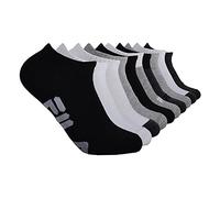 Fila Chaussettes Invisibles, Multicolore (Lot de 10), Taille Unique Femme