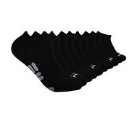Fila Chaussettes Invisibles, Noir Multi (Lot de 10), Taille Unique Femme