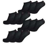 Fila 12 Paire Chaussettes, Invisible Baskets Unisexe, Unicolore, 35-46 (4x 3er