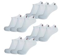 Fila 12 Paire Chaussettes, Invisible Baskets Unisexe, Unicolore, 35-46 (4x 3er