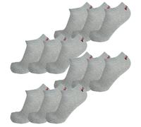 Fila 12 Paire Chaussettes, Invisible Baskets Unisexe, Unicolore, 35-46 (4x 3er