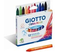 GIOTTO Cera Maxi - Etui 12 crayons cire