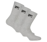 Fila 3 Paire Chaussettes Unisexe - Éponge de Tennis,Crew Chaussettes,Logo